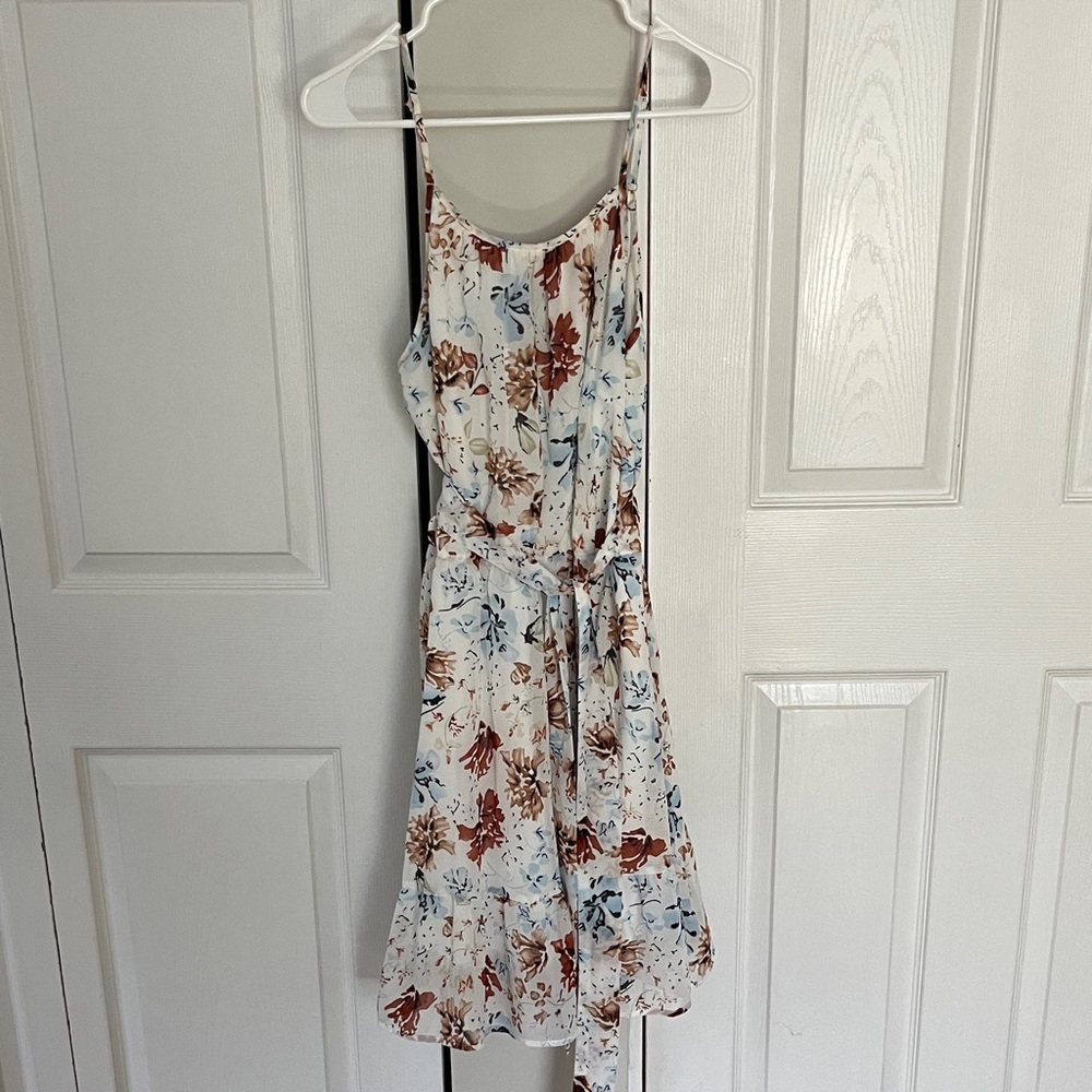 Chic Floral Spaghetti Strap Dress